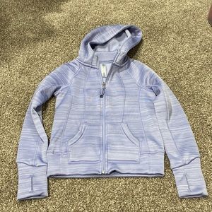 Girls zip up athletic hoodie